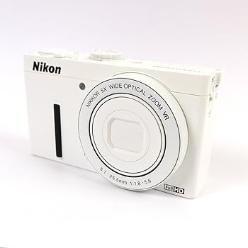 【中古】Nikon デジタル写真機 P340 開放的F値1.8 1200万絵素 白いこと P340WH