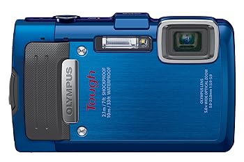 【中古】【39shop】OLYMPUS★デジタルカメラ STYLUS TG-835 Tough ブルー 防水性能10m GPS機能 電子コンパス TG-835 Tough BLU（非常に良い）｜ドリエム店