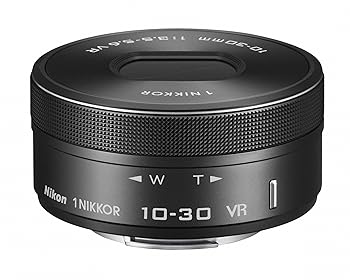 【中古】【39shop】Nikon★標準ズームレンズ1 NIKKOR VR 10-30mm f/3.5-5.6 PD-ZOOM ブラック 1NVR10-30PDBK（非常に良い）｜ドリエム店
