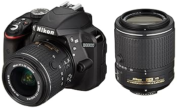 【中古】Nikon デジタル一眼レフカメラ D3300 ダブルズームキット2 ブラック