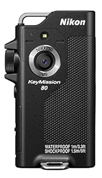 【中古】Nikon 雨合羽ウェアラブルカメラ KeyMission 80 BK 黒いこと