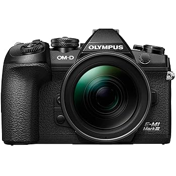 【中古】OM SYSTEM OLYMPUS OM-D E-M1 Mark III 黒いこと上半身 M.Zuiko Digital ED 12-40粍 F2.8 PRO水晶体