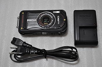 【中古】PENTAX 雨合羽デジタル写真機 Optio W90 黒いこと OPTIOW90B