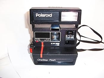 【中古】Polaroid ワンステップ レインボーインスタントフィルムカメラ 閃光電球 TV・オーディオ・カメラ-その他