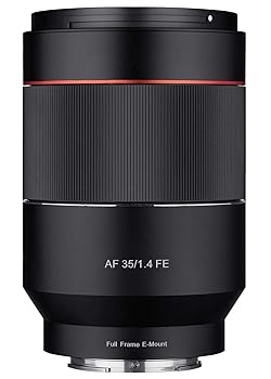 【中古】【39shop】SAMYANG★単焦点広角レンズ AF 35mm F1.4 FE ソニーαE用 フルサイズ対応（良い）｜ドリエム店