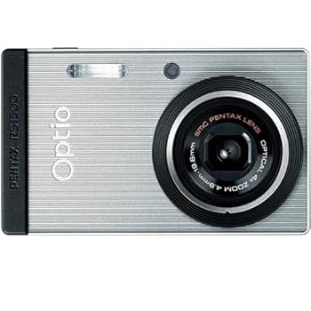 【中古】PENTAX Optio RS1500シルバー 1400万画素 27.5mm 光学4倍 簡単着せ替え OPTIORS1500SL