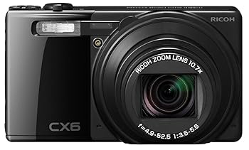 【中古】RICOH デジタル写真機 CX6黒いこと CX6-BK