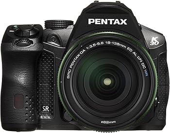 【中古】PENTAX デジタル一眼二眼レフ写真機 K-30 水晶体一揃いの道具 DA18-135mmWR 黒いこと K-30LK18-135 BK 15637