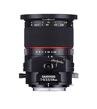 【中古】SAMYANG 単興味の中心広角ティルトシフトレンズ 24粍 F3.5 キヤノン EF用 フルサイズ相応う