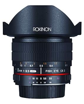 【中古】【39shop】Rokinon★8mm f3.5 AS IF MC CSII DH 魚眼レンズ 取り外し可能なフード オリンパスおよびパナソニックマイクロ4/3 MFTマウントデジタルカメラHD8M（良い）｜ドリエム店