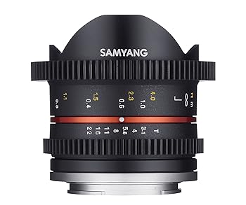 【中古】【39shop】SAMYANG★動画用単焦点魚眼レンズ VDSLR 8mm T3.1 II フジフイルム X用 APS-C用(良い)|ドリエム店