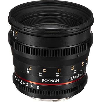 【中古】Rokinon Cine DS 50 mm T1.5 AS IF UMC フルフレームシネレンズ キャノンEFカメラ用