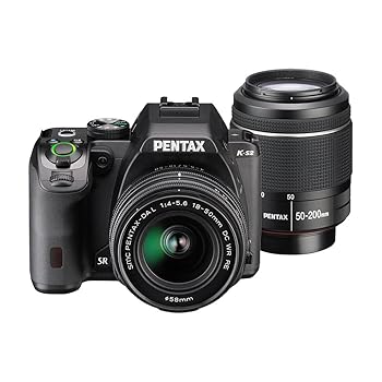 【中古】PENTAX デジタル一眼レフ PENTAX K-S2 ダブルズームキット ブラック PENTAX K-S2 WZOOMKIT BLACK 11612