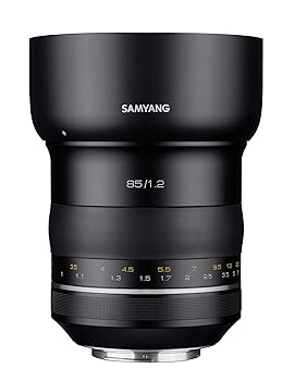 【中古】SAMYANG 単興味の中心中望遠水晶体 XP 85粍 F1.2 取扱説明書興味の中心 キヤノン EF AE用 電磁絞り相応う フルサイズ相応う