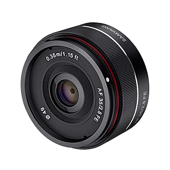 【中古】【39shop】SAMYANG★単焦点広角レンズ AF 35mm F2.8 FE ソニーαE用 フルサイズ対応(良い)|ドリエム店
