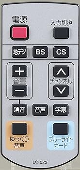 【中古】ORION/オリオン LC-022　オリオン純正テレビリモコン