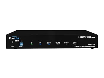 【中古】【39shop】PureLink★uhd2 ? 140 1 X 4 HDMI 2.0配布アンプ（非常に良い）｜ドリエム店