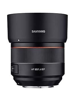 【中古】Samyang 85粍 F1.4 弾丸道路オートフォーカスレンズ Canon EFマウント用 黒いこと SYIO85AF-C