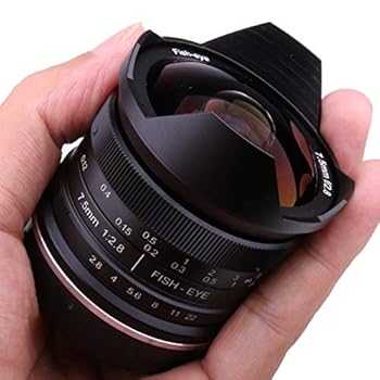 【中古】RISESPRAY 7.5粍 F2.8 APS-C 広角ハウツー物興味の中心広角レンズ パナソニックまたはオリンパスマイクロ4/3マウントミラーレスカメラ用