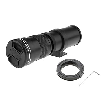 【中古】P Prettyia 420-800mm F / 8.3-16手動望遠レンズマルチコーティング, ニコン用