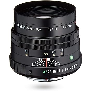 【中古】smc PENTAX-FA 77mmF1.8 Limited ブラック 中望遠単焦点レンズ 27980
