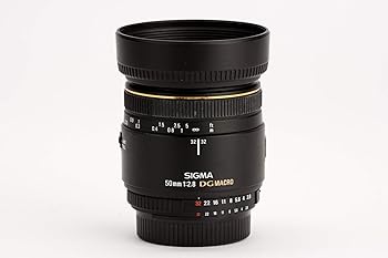 【中古】SIGMA 単焦点マクロレンズ MACRO 50mm F2.8 EX DG ニコン用 フルサイズ対応
