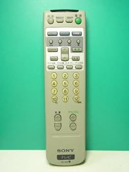 【中古】SONY テレビ受像機遠隔操作 RM-J252