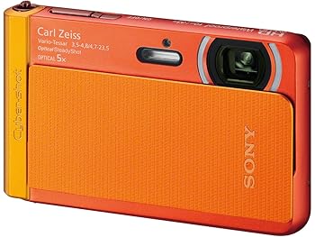 【中古】SONY デジタルカメラ Cyber-shot TX30 光学5倍 オレンジ DSC-TX30-D