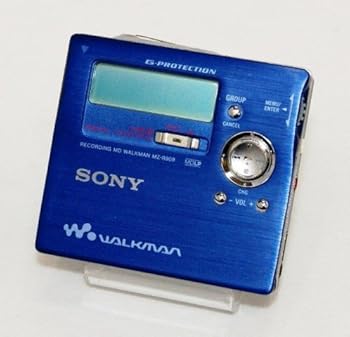 【中古】SONY ソニー MZ-R909 青味 携帯型MDリコーダー MDLP相応う/吹き込み/生まれ変わり兼用機/録再/レコーディングウォークマン