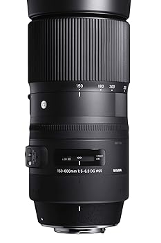【中古】【39shop】シグマSigma★SIGMA シグマ Canon EF マウント レンズ 150-600mm F5-6.3 DG OS HSM ズーム 超望遠 望遠 フルサイズ Contemporary一眼レフ専用(非常に良い)|ドリエム店