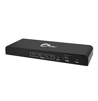 【中古】【39shop】Siig,★Inc 4Kx2K HDMI 4ポートスプリッター 3D対応 CE-H22C12-S1（非常に良い）｜ドリエム店