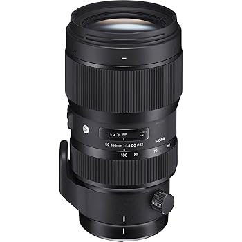 【中古】シグマSigma SIGMA シグマ Canon EF-Sマウント 水晶体 50-100粍 F1.8 DC HSM 望遠レンズ 標準尺度 APS-C Art 一眼二眼レフ 専用
