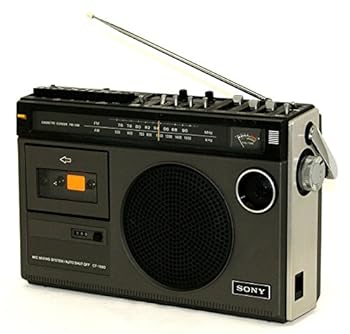 【中古】SONY ソニー CF-1980 FM/AMラジオカセットコーダー モノラル