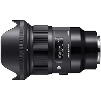 【中古】【39shop】SIGMA★単焦点広角レンズ 24mm F1.4 DG HSM | Art A015 SONY-Eマウント用 ミラーレスフルサイズ専用(非常に良い)|ドリエム店