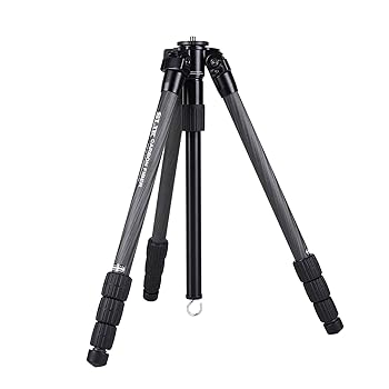【中古】SLIK Pro CF-734 4一部分 65in 炭素衣料繊維三脚 黒いこと 615-925