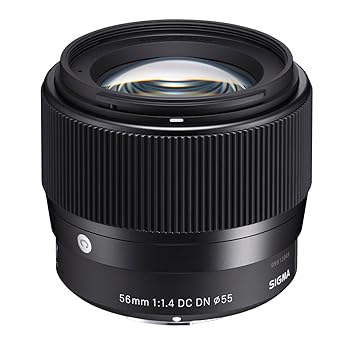 【中古】シグマSigma SIGMA シグマ Sony Eマウント レンズ 56mm F1.4 DC DN 単焦点 望遠 APS-C Contemporary ミラーレス 専用