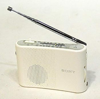 【中古】SONY ソニー ICF-50V-W 白いこと TV1-12ch/FM/AMハンディポータブルラジオ