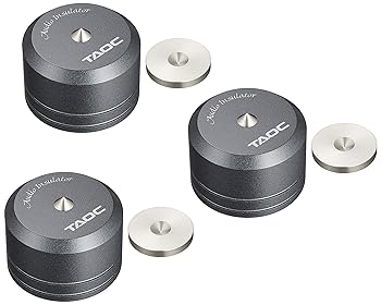 【中古】【39shop】アイシン高丘★TAOC TITEシリーズ インシュレーターグレデーション鋳鉄 ピンプレートインシュレーター3個1組 TITE-46GP(非常に良い)|ドリエム店
