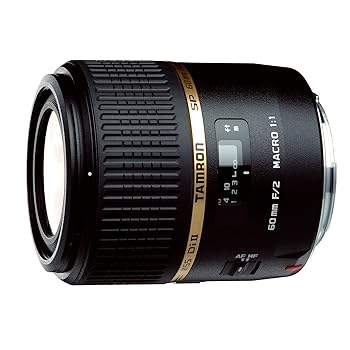 【中古】TAMRON 単焦点マクロレンズ SP AF60mm F2 DiII MACRO 1:1 キヤノン用 APS-C専用 G005E