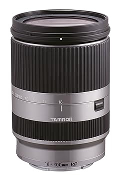 【中古】TAMRON 高倍率望遠レンズ 18-200粍 F3.5-6.3 DiIII VC ソニーEマウント用 鏡鑑レスカメラ NEX専用 しろがね色 B011SE-しろがね色