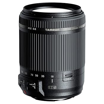 【中古】TAMRON 高倍率ズームレンズ 18-200mm F3.5-6.3 DiII VC キヤノン用 APS-C専用 B018E
