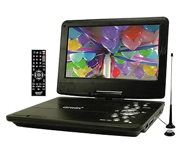 【中古】【39shop】アーウィン★Arwin 9インチ ポータブルDVD & マルチプレーヤー テレビ搭載モデル APD-950F（良い）｜ドリエム店