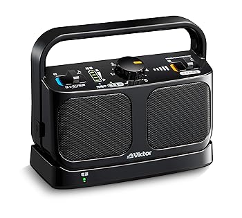 【中古】【39shop】JVCケンウッド★Victor SP-A900-B 手元テレビスピーカー ワイヤレス ブラック みみ楽シリーズ 簡単操作 軽量 生活防水 連続20h再生 ヘッドホン端(非常に良い)|ドリエム店