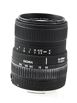 【中古】【39shop】シグマ★55-200mm F4-5.6 DC デジタル専用 キャノン用(非常に良い)|ドリエム店