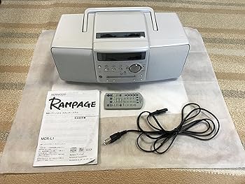 【中古】ケンウッド CD・MD・ラジオパーソナルステレオシステム ホワイト MDX-L1-W