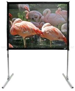 【中古】クイックスタンド 180インチ16:9 シネホワイト素材