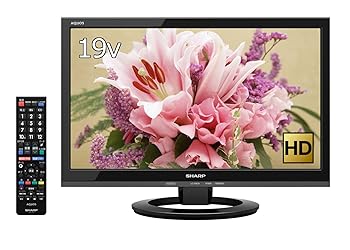 【中古】【39shop】シャープ★19V型 液晶 テレビ AQUOS LC-19K30-B ハイビジョン 外付HDD対応裏番組録画 ブラック 2015年モデル（良い）｜ドリエム店