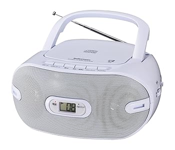 【中古】オーム電機 Audio Comm CDラジオ受信機871Z RCR-871Z 白いこと TV・オーディオ・カメラ-その他