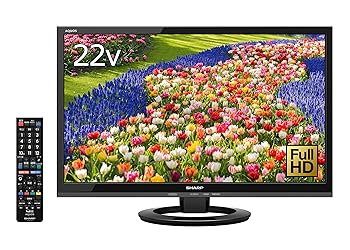 【中古】シャープ 22V型 液晶 テレビ AQUOS LC-22K40-B フルハイビジョン 外付HDD対応裏番組録画 ブラック 2016年モデル