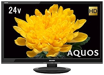 【中古】シャープ 24V型 液晶 テレビ AQUOS LC-24P5-B ハイビジョン 外付HDD対応裏番組録画 ブラック 2017年モデル 13,653円